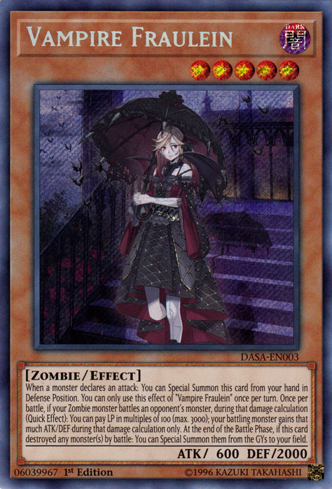 Vampire Fraulein [DASA-EN003] Secret Rare | The Gaming-Verse