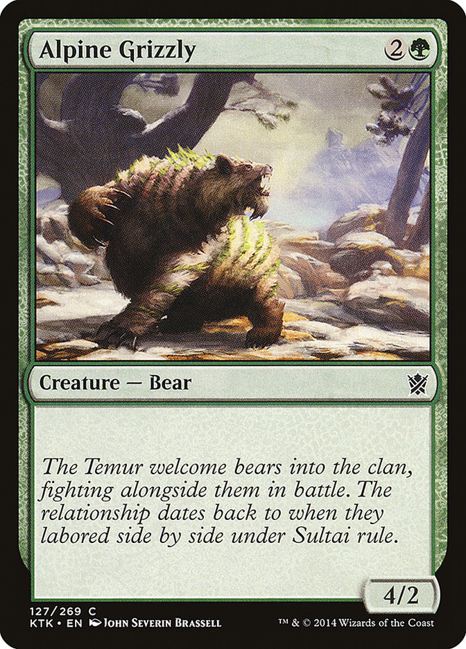 Alpine Grizzly [Khans of Tarkir] | The Gaming-Verse