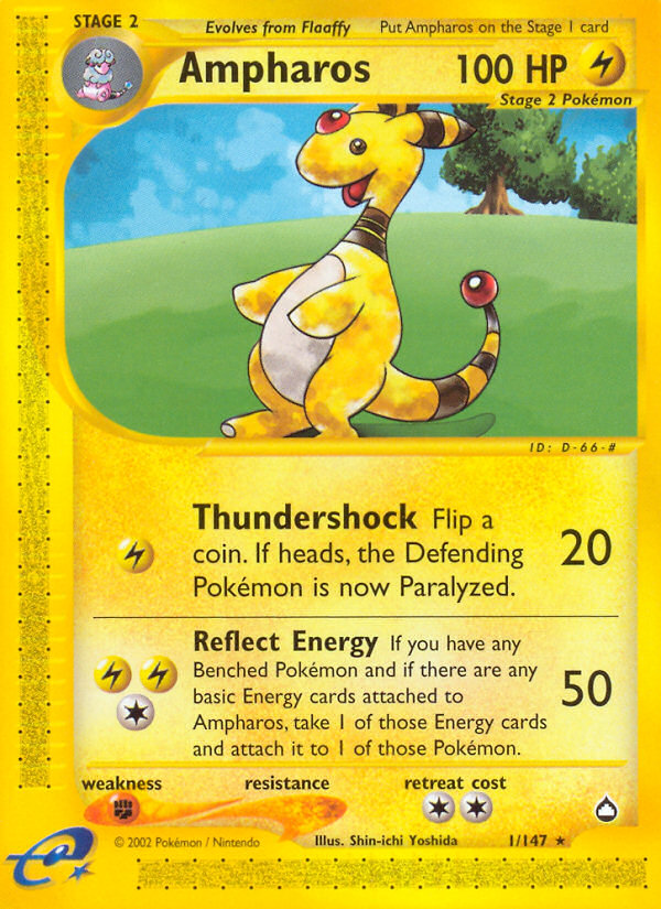 Ampharos (1/147) [Aquapolis] | The Gaming-Verse