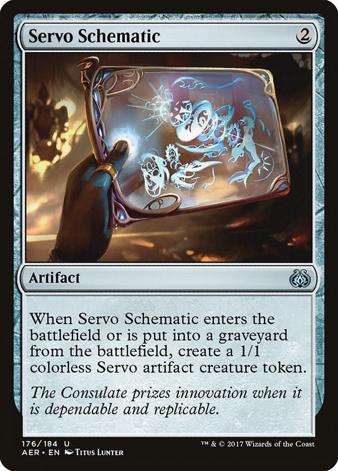 Servo Schematic [Aether Revolt] | The Gaming-Verse