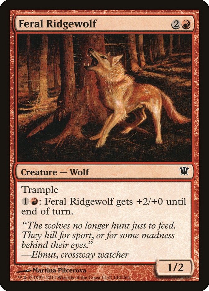 Feral Ridgewolf [Innistrad] | The Gaming-Verse