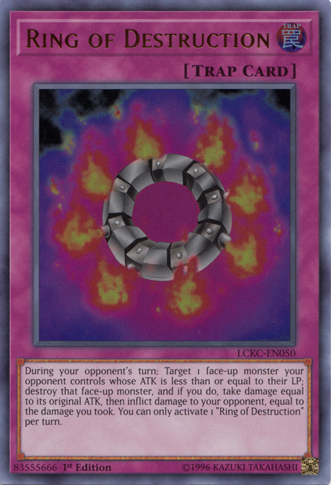 Ring of Destruction [LCKC-EN050] Ultra Rare | The Gaming-Verse