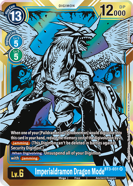 Imperialdramon Dragon Mode [BT3-031] (Alternate Art) [Release Special Booster Ver.1.5] | The Gaming-Verse