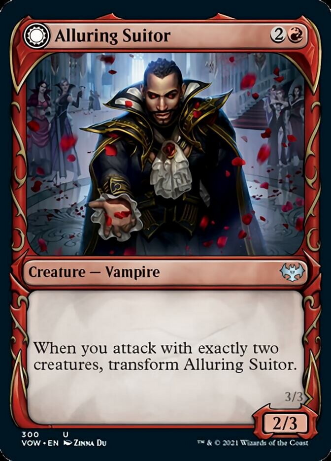 Alluring Suitor // Deadly Dancer (Showcase Fang Frame) [Innistrad: Crimson Vow] | The Gaming-Verse