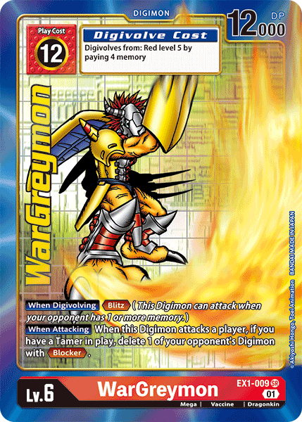 WarGreymon [EX1-009] (Alternate Art) [Classic Collection] | The Gaming-Verse