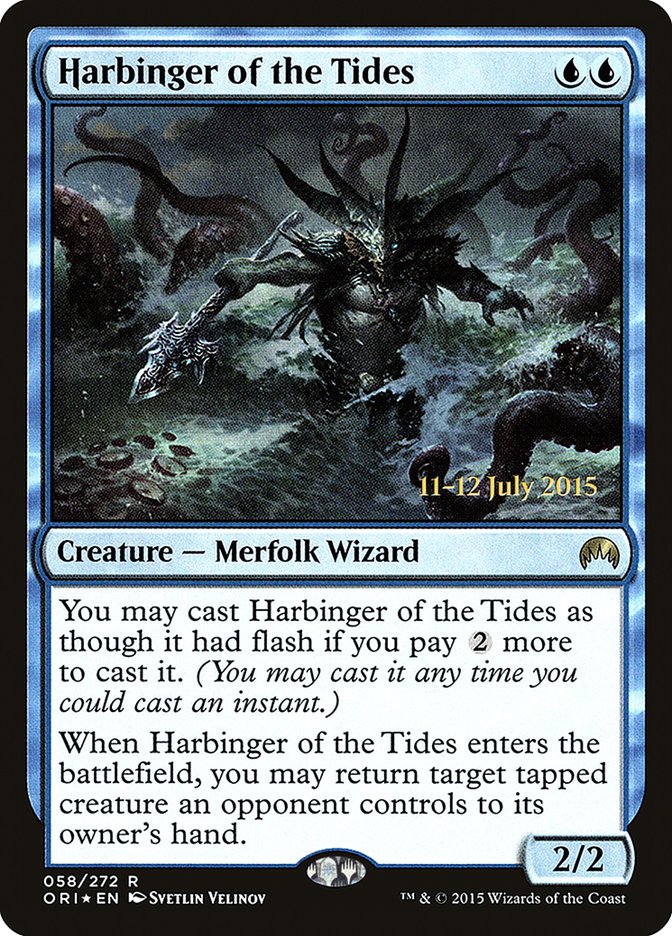 Harbinger of the Tides [Magic Origins Prerelease Promos] | The Gaming-Verse