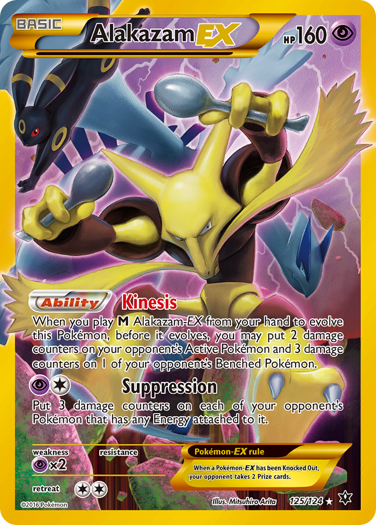 Alakazam EX (125/124) [XY: Fates Collide] | The Gaming-Verse