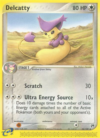 Delcatty (34/100) [EX: Sandstorm] | The Gaming-Verse