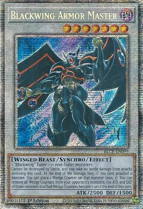 Blackwing Armor Master [BLCR-EN099] Starlight Rare | The Gaming-Verse