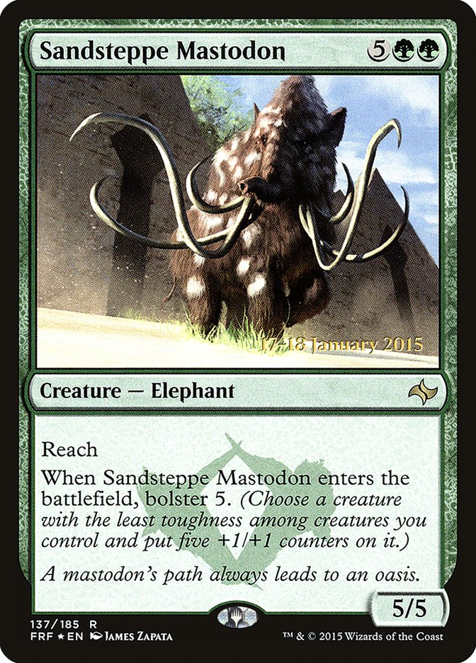 Sandsteppe Mastodon  (Prerelease) [Fate Reforged Prerelease Promos] | The Gaming-Verse