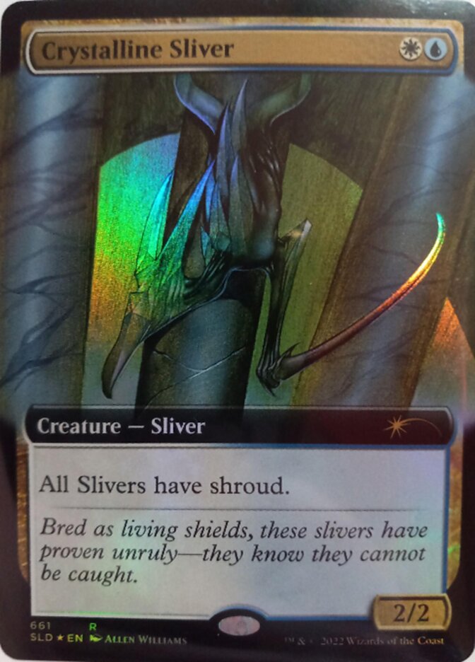 Crystalline Sliver (Extended Art) [Secret Lair Drop Promos] | The Gaming-Verse