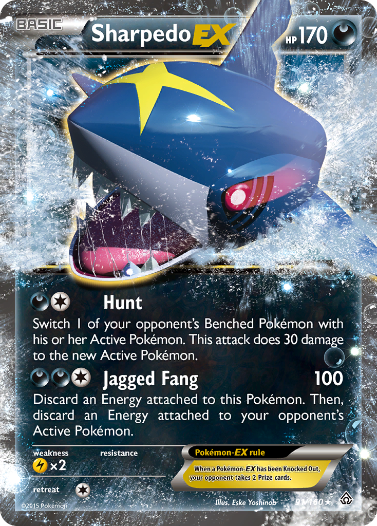 Sharpedo EX (91/160) [XY: Primal Clash] | The Gaming-Verse