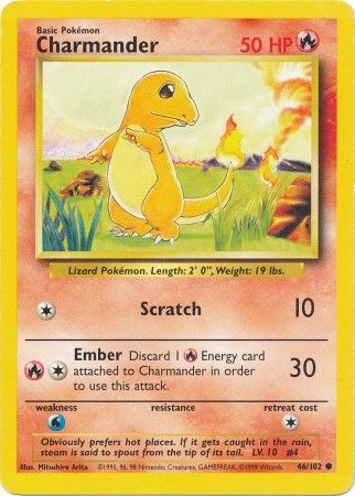 Charmander (46/102) [Base Set Unlimited] | The Gaming-Verse