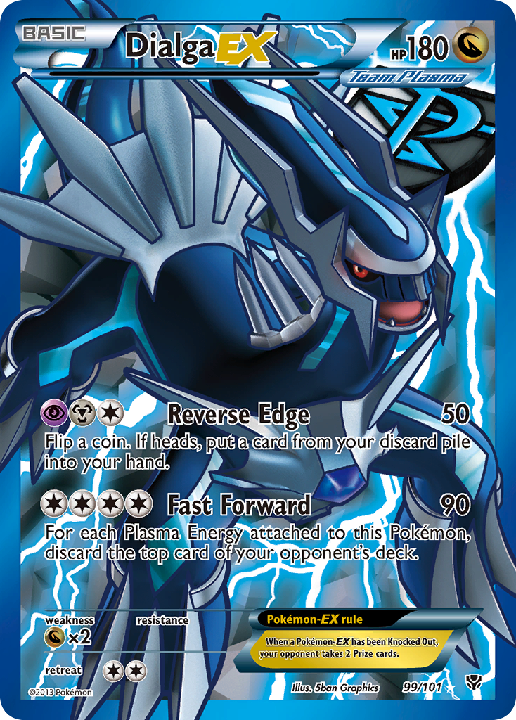 Dialga EX (99/101) [Black & White: Plasma Blast] | The Gaming-Verse