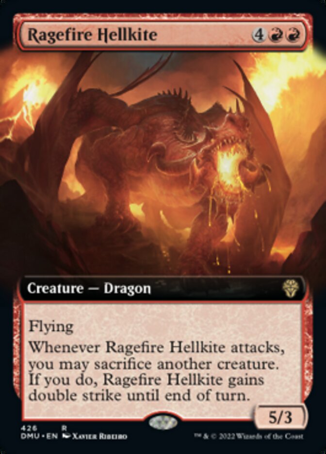 Ragefire Hellkite (Extended Art) [Dominaria United] | The Gaming-Verse