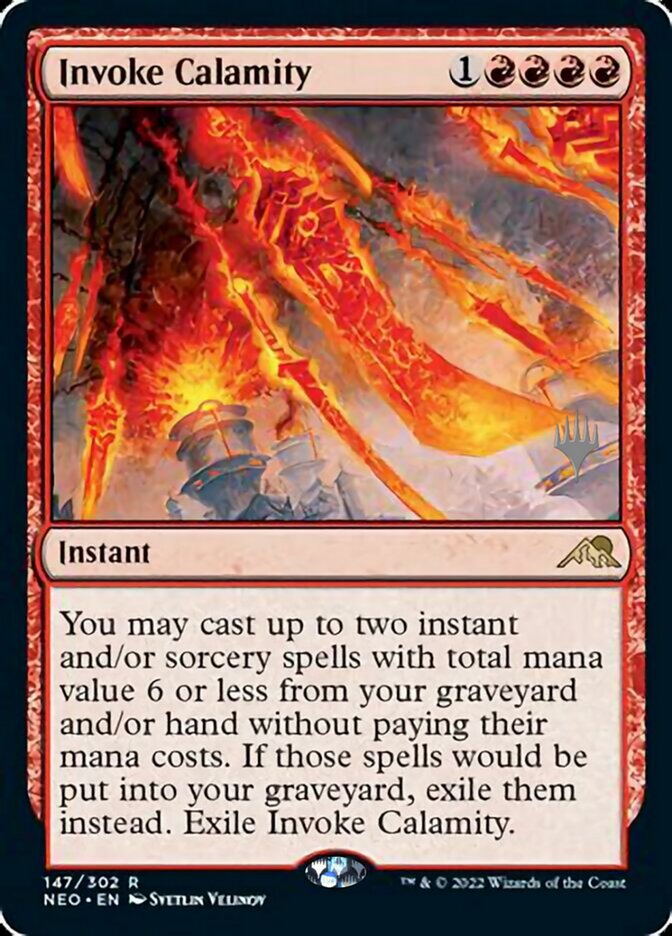 Invoke Calamity (Promo Pack) [Kamigawa: Neon Dynasty Promos] | The Gaming-Verse