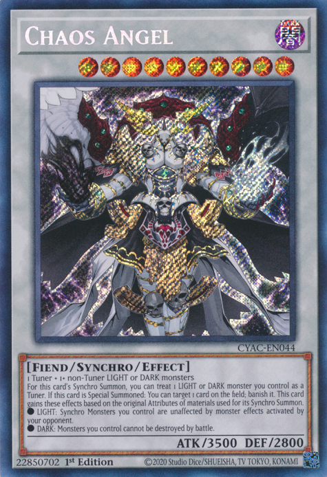 Chaos Angel [CYAC-EN044] Secret Rare | The Gaming-Verse