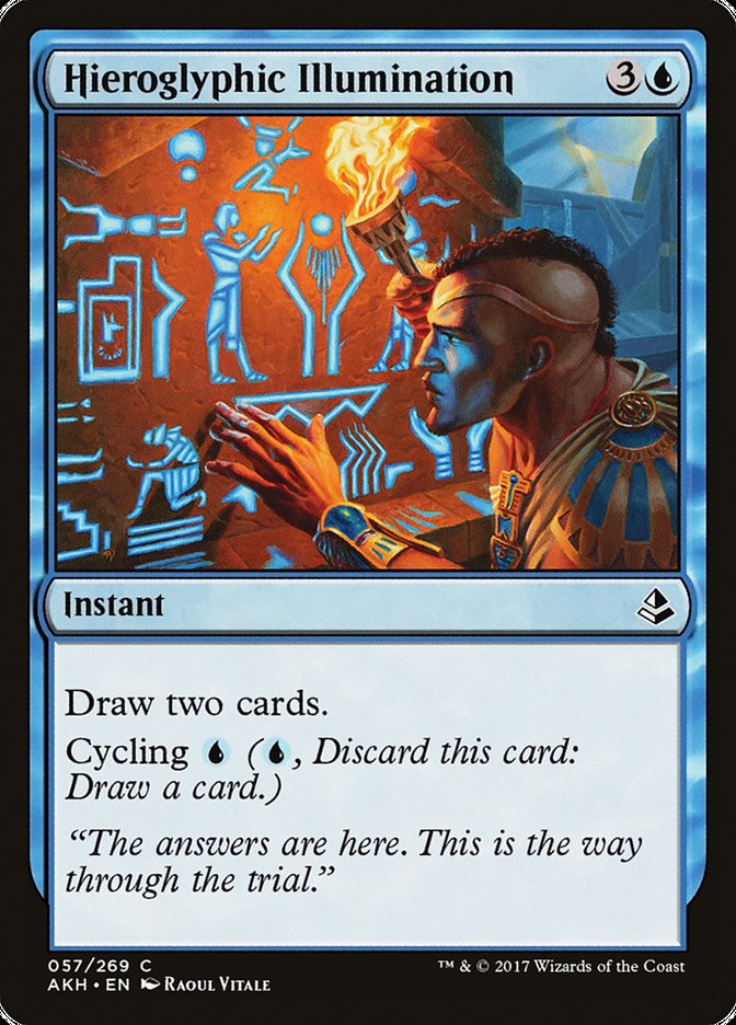 Hieroglyphic Illumination [Amonkhet] | The Gaming-Verse