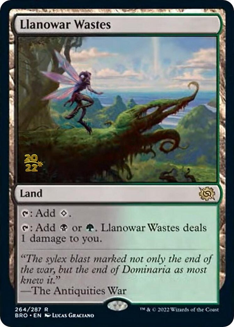 Llanowar Wastes [The Brothers' War: Prerelease Promos] | The Gaming-Verse