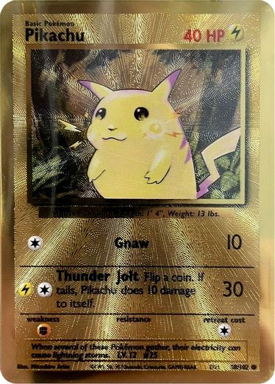 Pikachu (58/102) (Celebrations Metal Card) [Celebrations: 25th Anniversary] | The Gaming-Verse