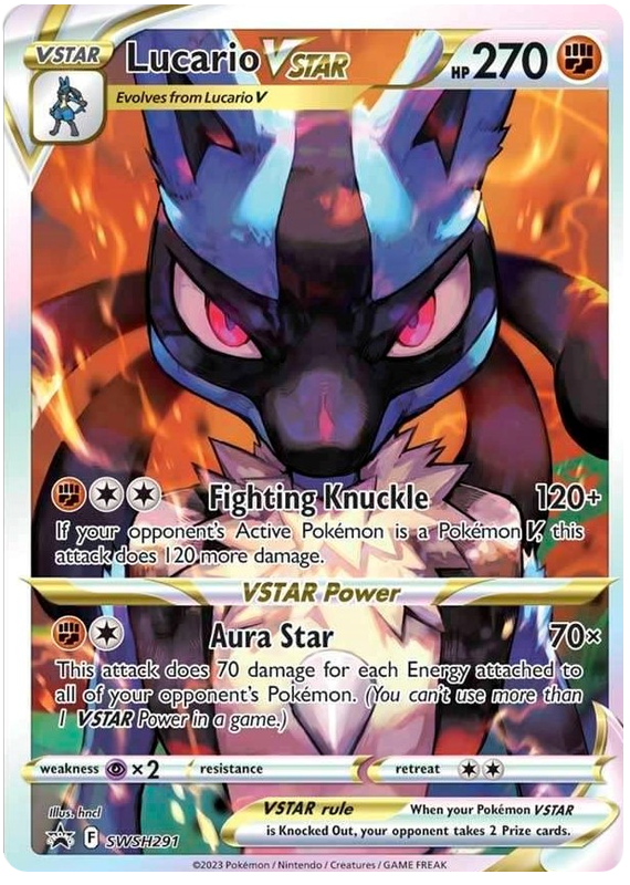 Lucario VSTAR (SWSH291) [Sword & Shield: Black Star Promos] | The Gaming-Verse