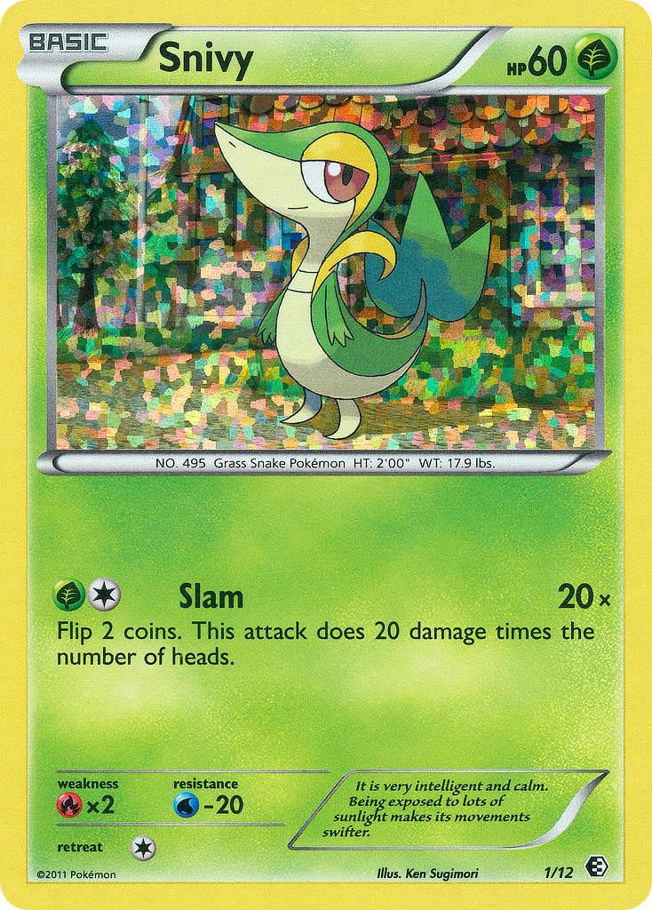 Snivy (1/12) [McDonald's Promos: 2011 Collection] | The Gaming-Verse