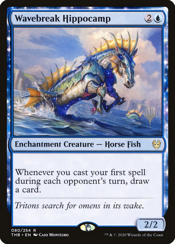 Wavebreak Hippocamp (Promo Pack) [Theros Beyond Death Promos] | The Gaming-Verse