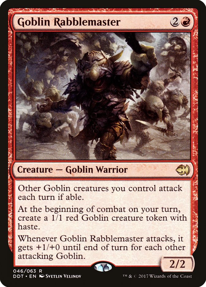 Goblin Rabblemaster [Duel Decks: Merfolk vs. Goblins] | The Gaming-Verse