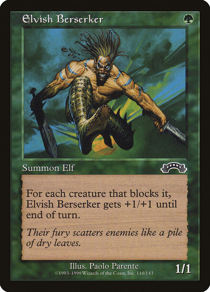 Elvish Berserker [Exodus] | The Gaming-Verse