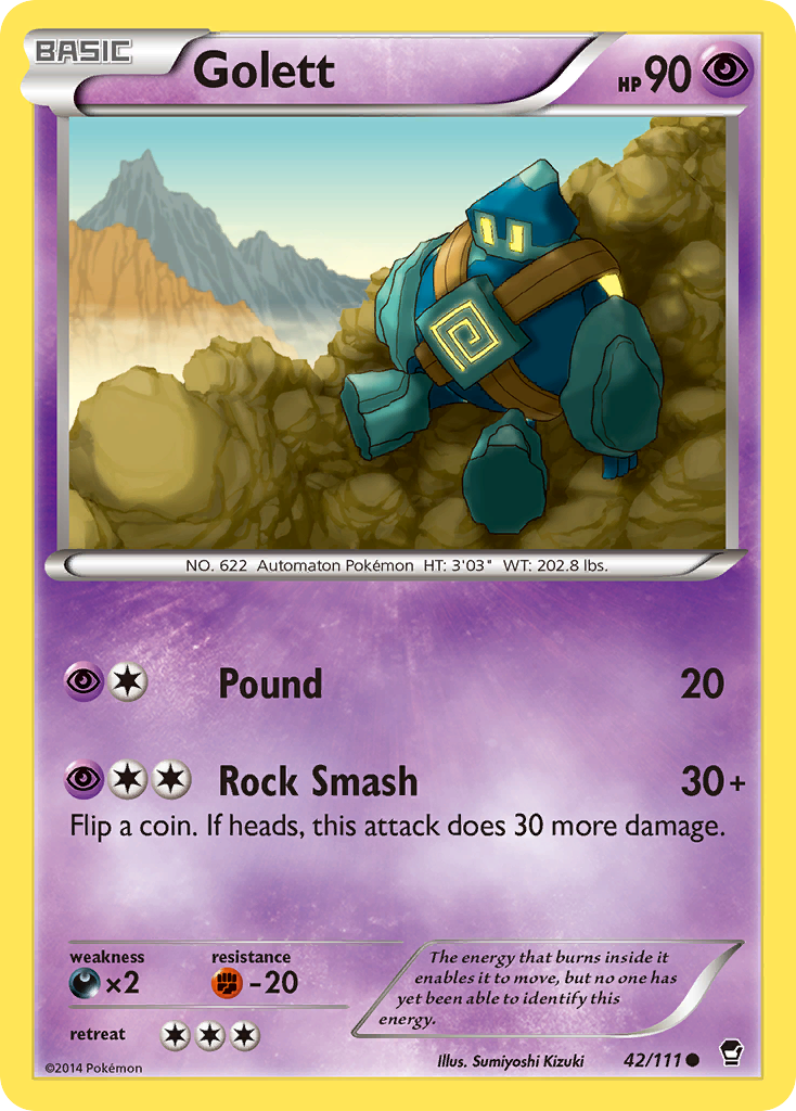 Golett (42/111) [XY: Furious Fists] | The Gaming-Verse