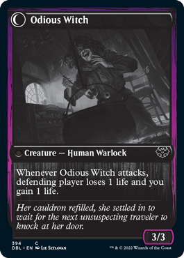 Ragged Recluse // Odious Witch [Innistrad: Double Feature] | The Gaming-Verse