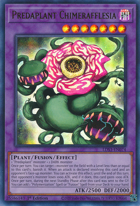 Predaplant Chimerafflesia [LDS3-EN074] Ultra Rare | The Gaming-Verse