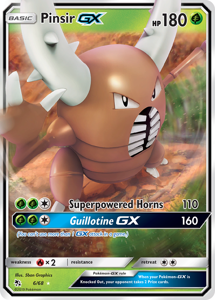 Pinsir GX (6/68) [Sun & Moon: Hidden Fates] | The Gaming-Verse