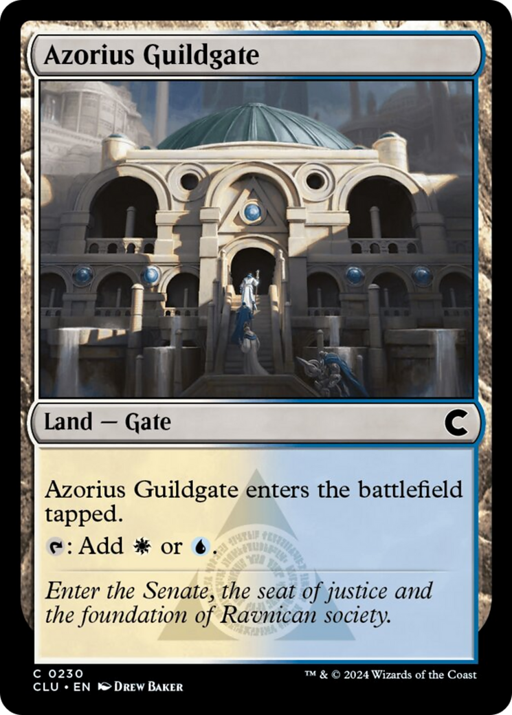 Azorius Guildgate [Ravnica: Clue Edition] | The Gaming-Verse