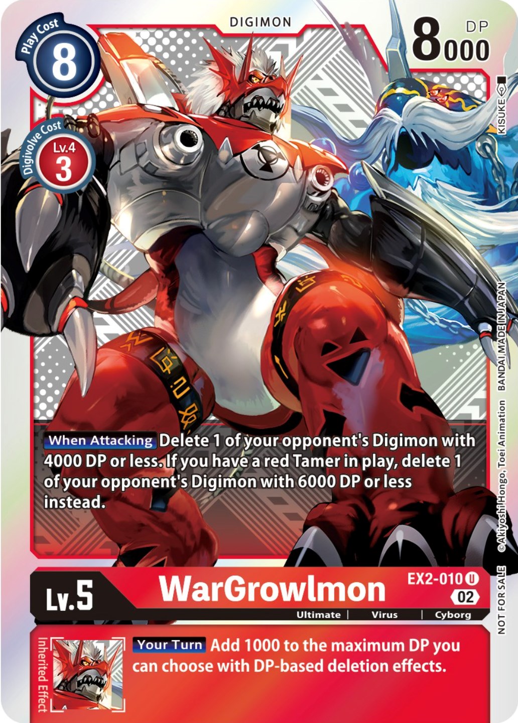 WarGrowlmon [EX2-010] (Xros Encounter Pre-Release) [Digital Hazard Promos] | The Gaming-Verse