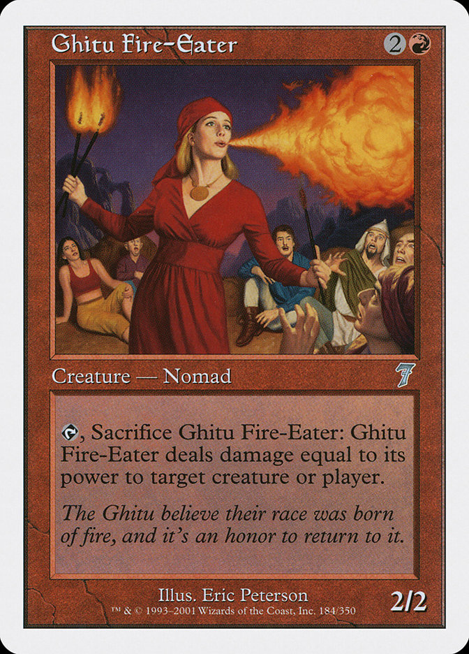 Ghitu Fire-Eater [Seventh Edition] | The Gaming-Verse