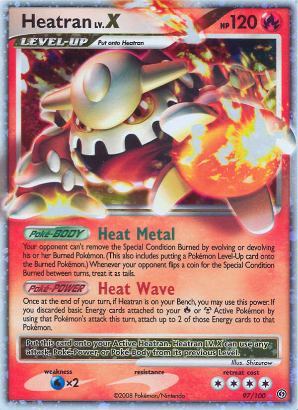 Heatran LV.X (97/100) [Diamond & Pearl: Stormfront] | The Gaming-Verse