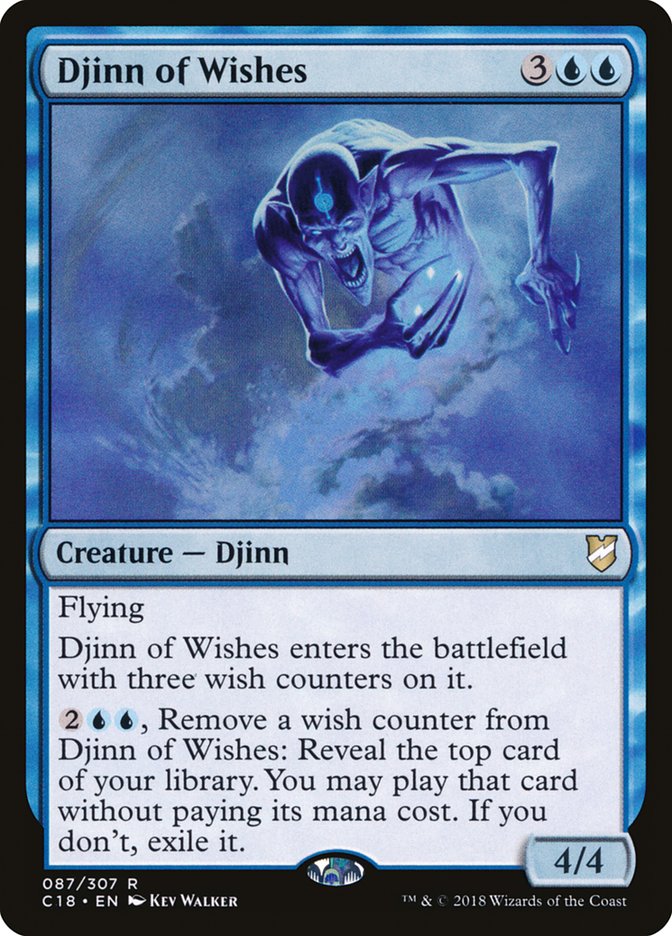 Djinn of Wishes [Commander 2018] | The Gaming-Verse