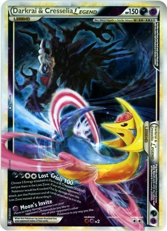 Darkrai & Cresselia LEGEND (99/102) (Jumbo Card) [HeartGold & SoulSilver: Triumphant] | The Gaming-Verse