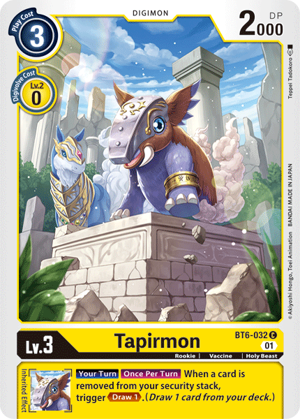 Tapirmon [BT6-032] [Double Diamond] | The Gaming-Verse