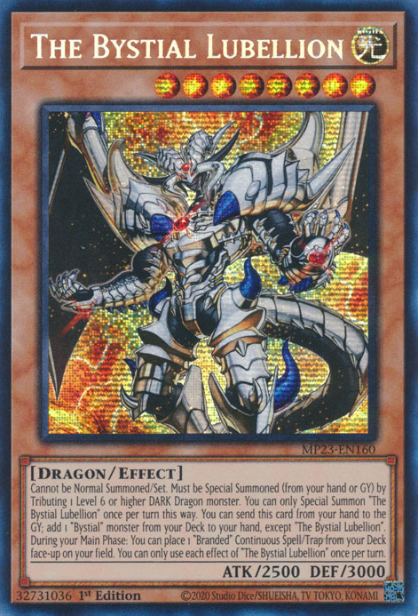 The Bystial Lubellion [MP23-EN160] Prismatic Secret Rare | The Gaming-Verse