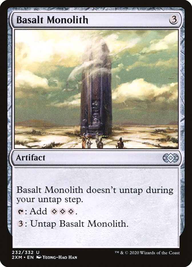 Basalt Monolith [Double Masters] | The Gaming-Verse