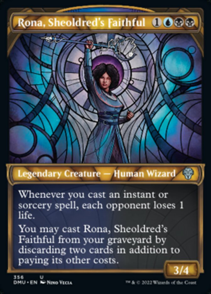 Rona, Sheoldred's Faithful (Showcase Textured) [Dominaria United] | The Gaming-Verse