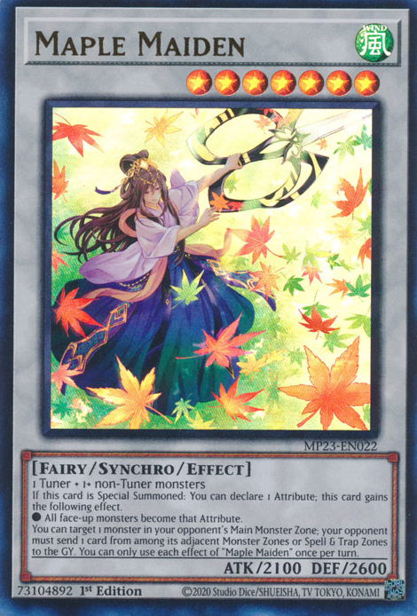 Maple Maiden [MP23-EN022] Ultra Rare | The Gaming-Verse