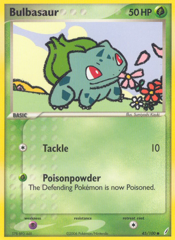 Bulbasaur (45/100) [EX: Crystal Guardians] | The Gaming-Verse