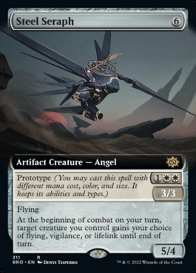 Steel Seraph (Extended Art) [The Brothers' War] | The Gaming-Verse