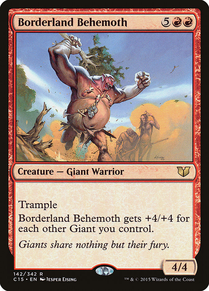 Borderland Behemoth [Commander 2015] | The Gaming-Verse