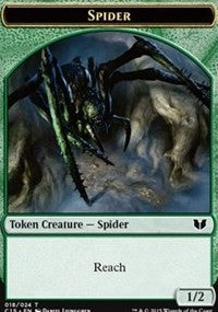 Spider // Dragon Double-Sided Token [Commander 2015 Tokens] | The Gaming-Verse