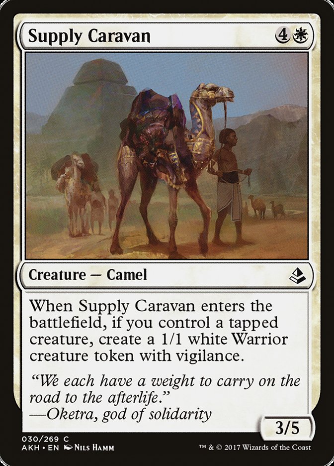 Supply Caravan [Amonkhet] | The Gaming-Verse