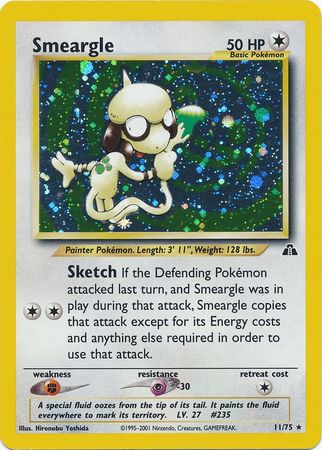 Smeargle (11/75) [Neo Discovery Unlimited] | The Gaming-Verse